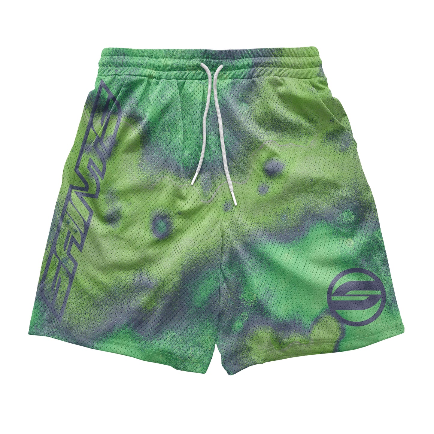 SS Green Heatmap Mesh Shorts