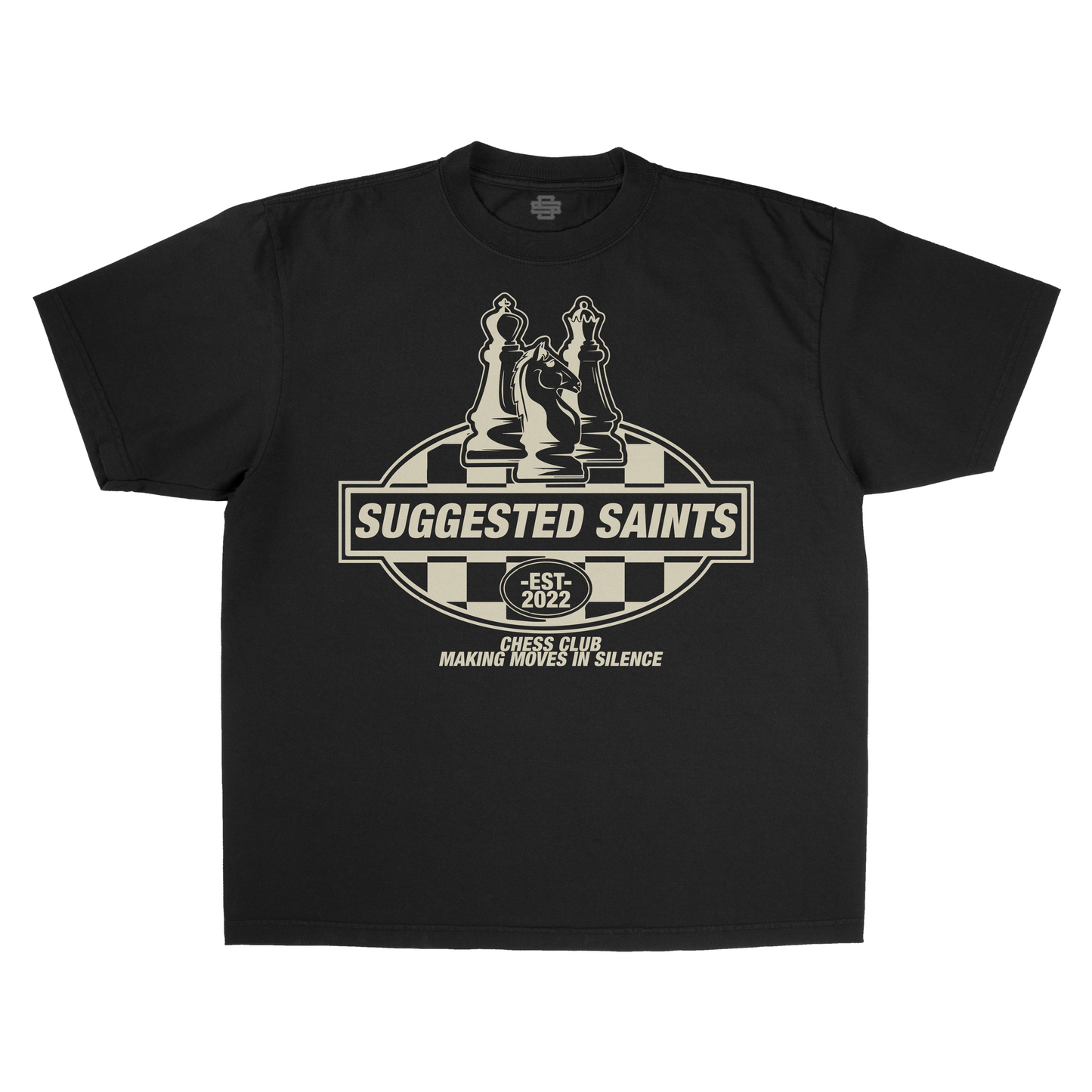 SS Chess Club - Black T-Shirt