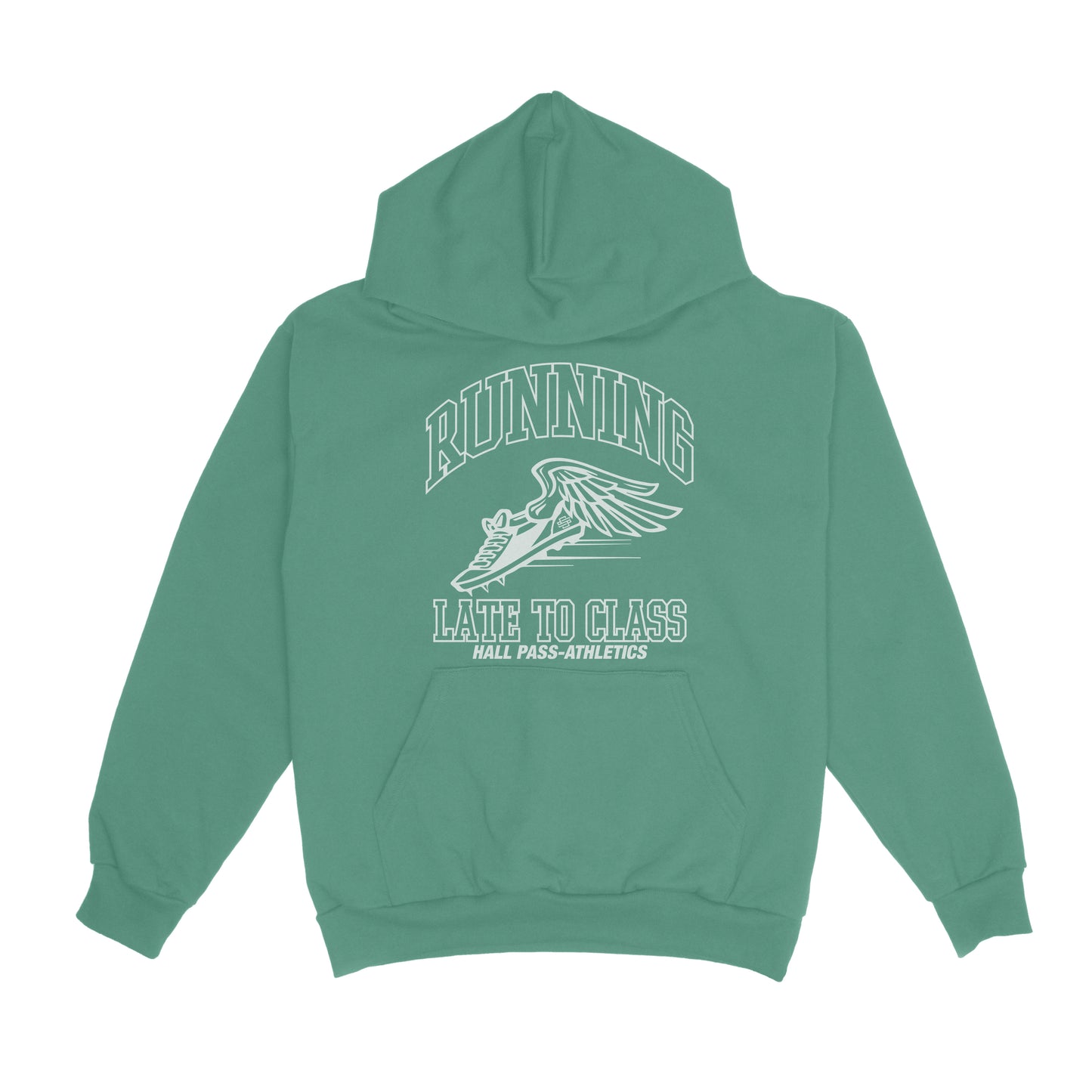 SS Running - Green Hoodie