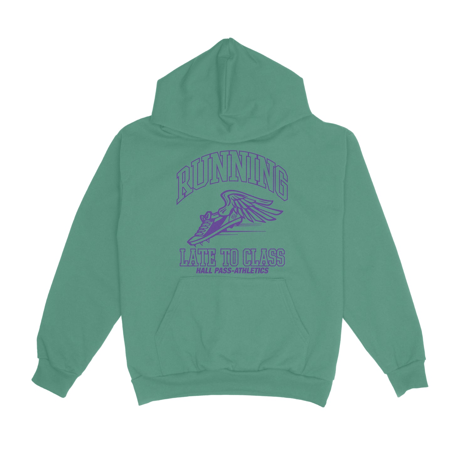 SS Running - Green Hoodie