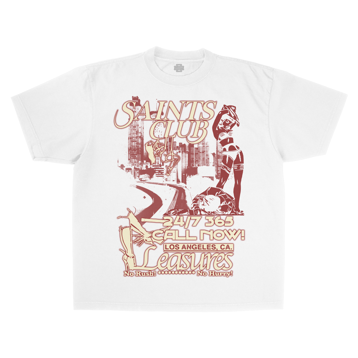 SS Saints Club - White T-Shirt