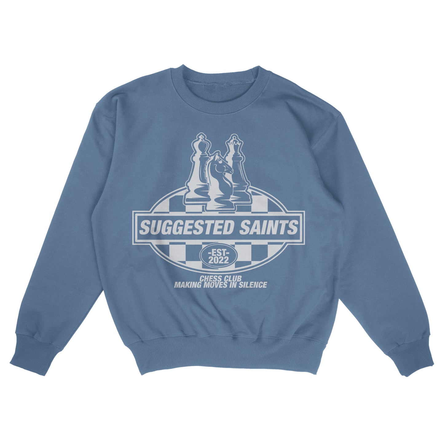 SS Chess Club - Blue Crewneck