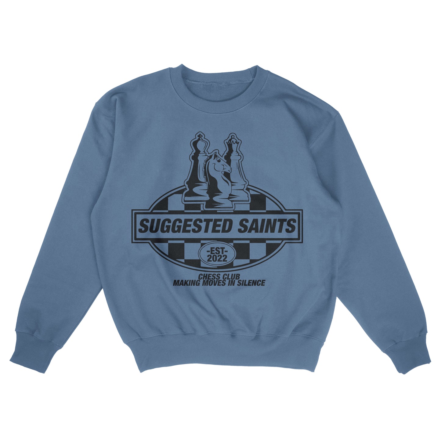 SS Chess Club - Blue Crewneck