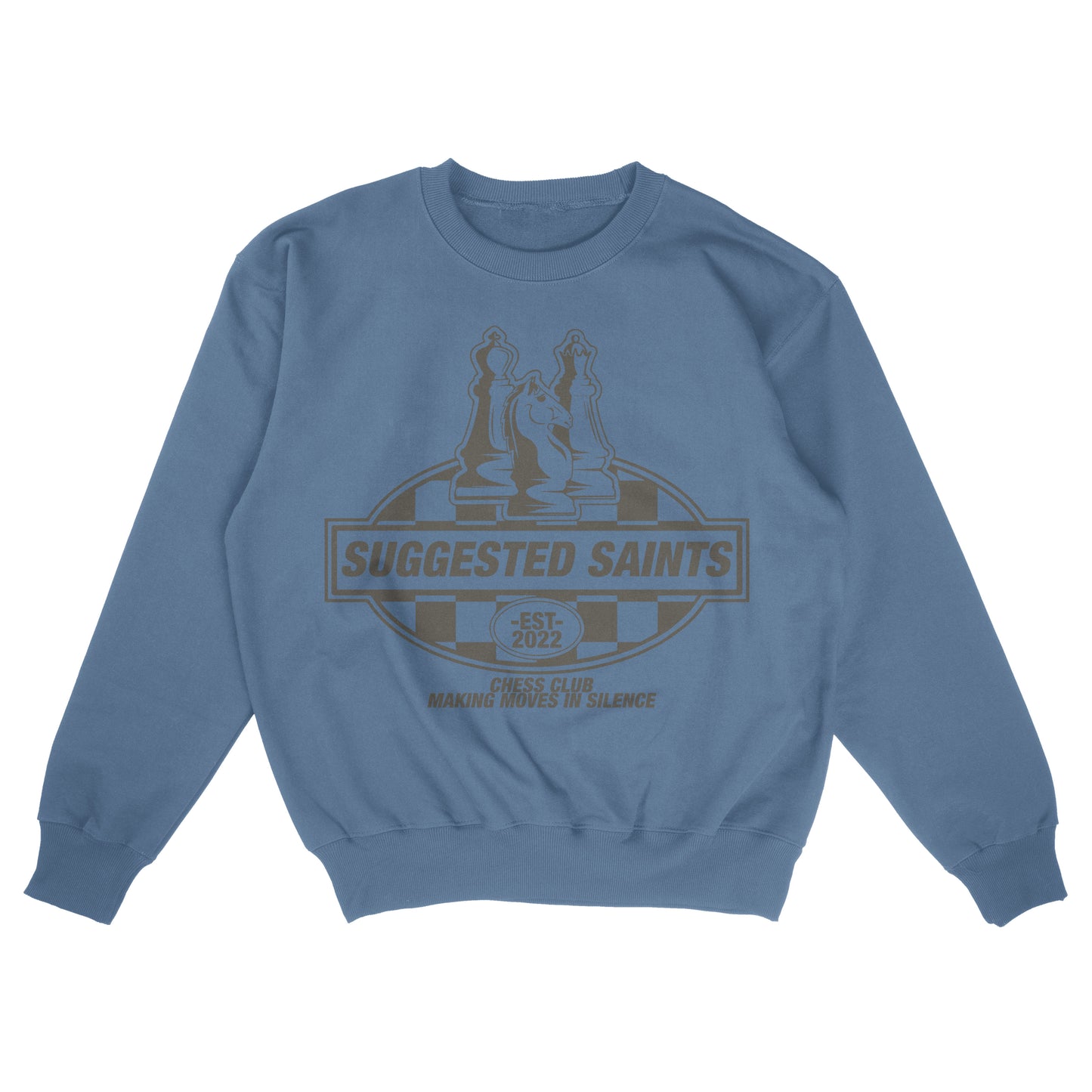 SS Chess Club - Blue Crewneck