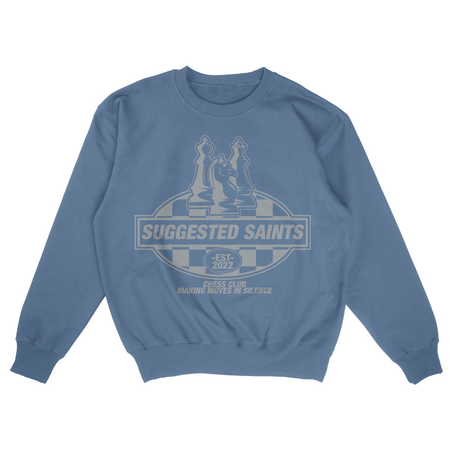 SS Chess Club - Blue Crewneck