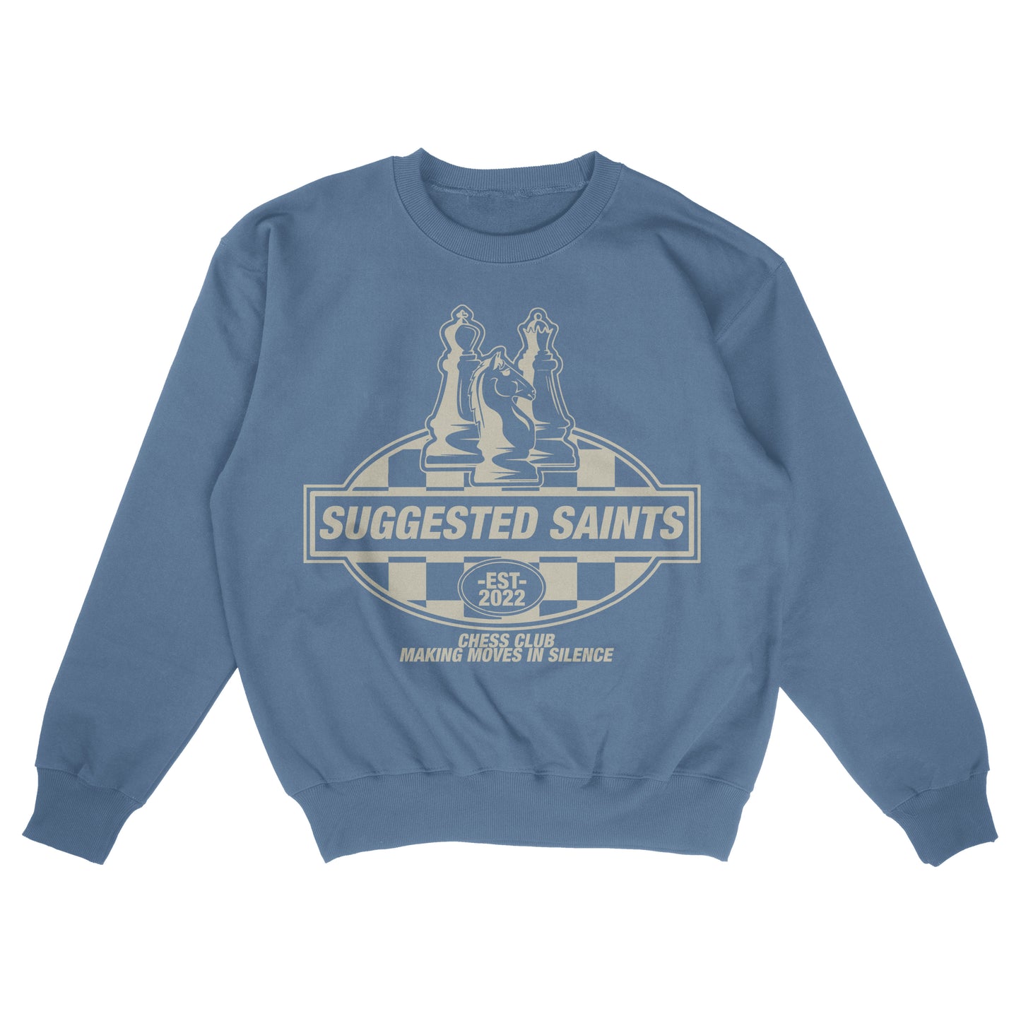 SS Chess Club - Blue Crewneck