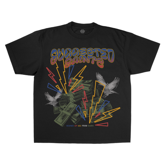 SS Birds & Cash - Black T-Shirt