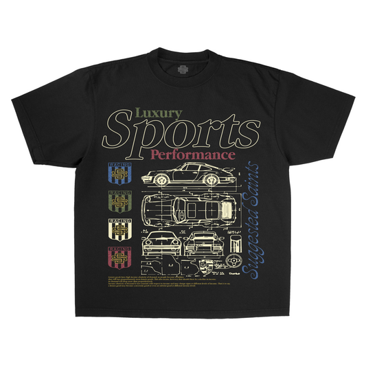 SS Porsche - Black T-Shirt