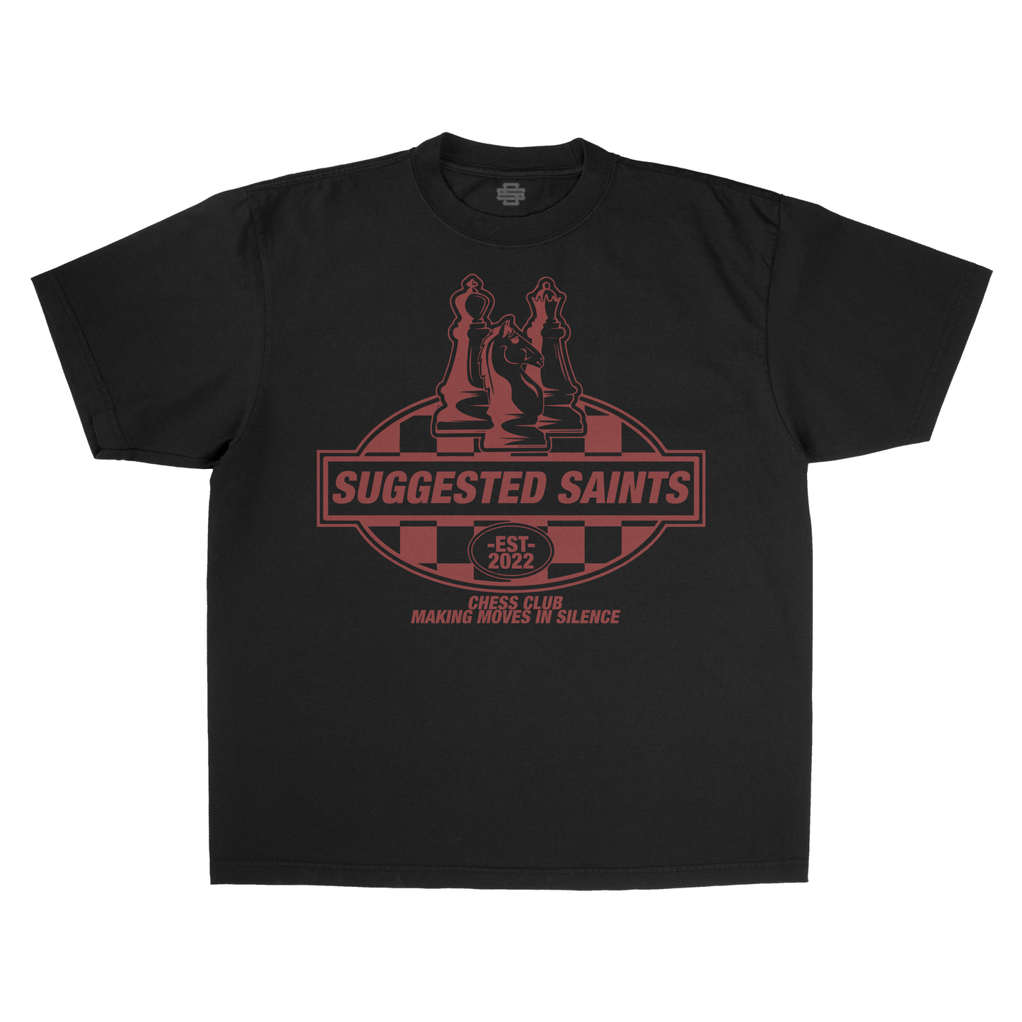 SS Chess Club - Black T-Shirt