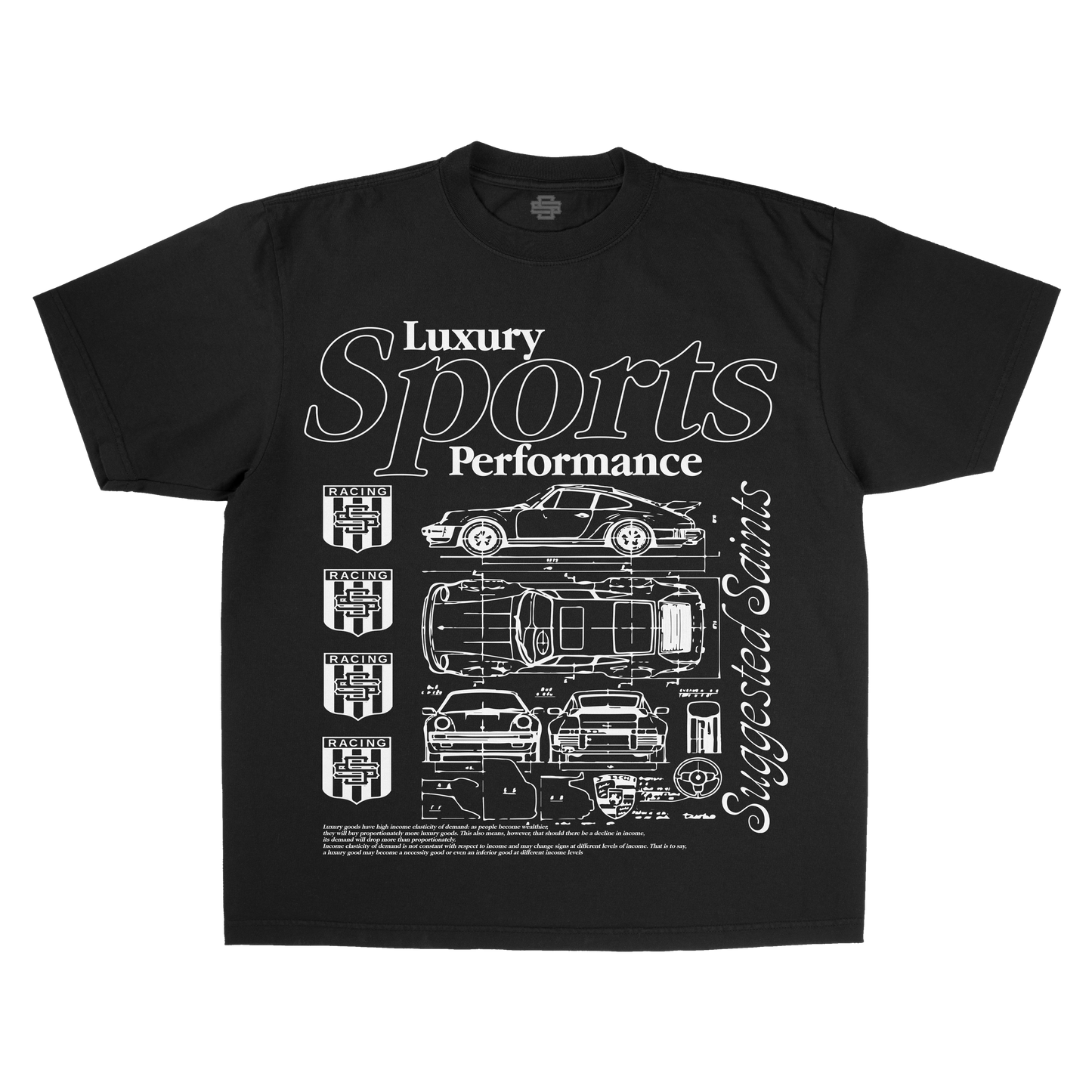 SS Porsche - Black T-Shirt