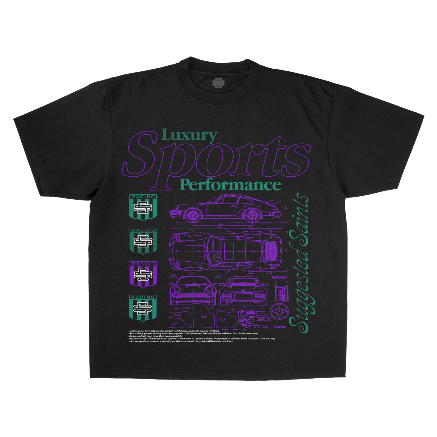 SS Porsche - Black T-Shirt