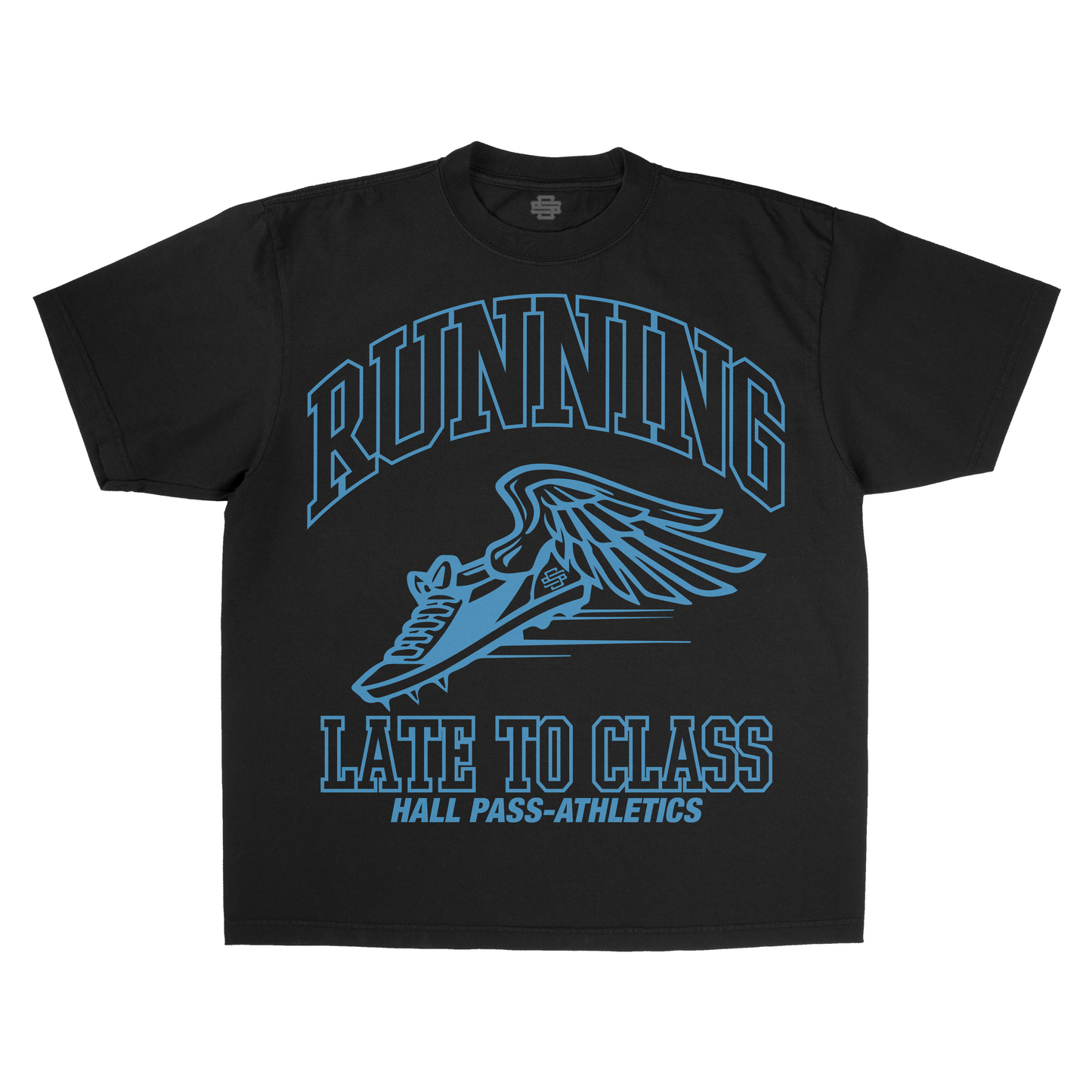 SS Running Late - Black T-Shirt