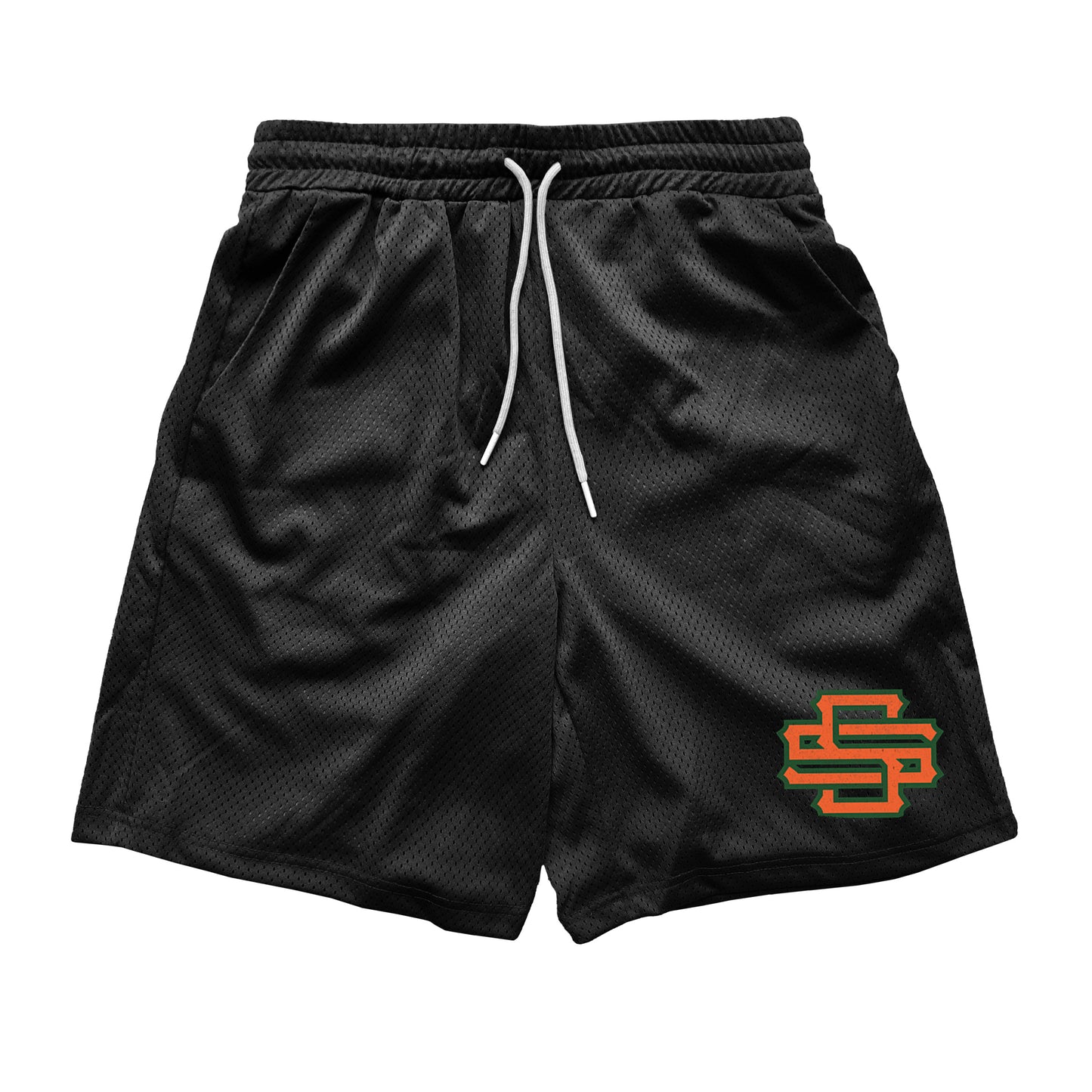 SS Black Mesh Shorts