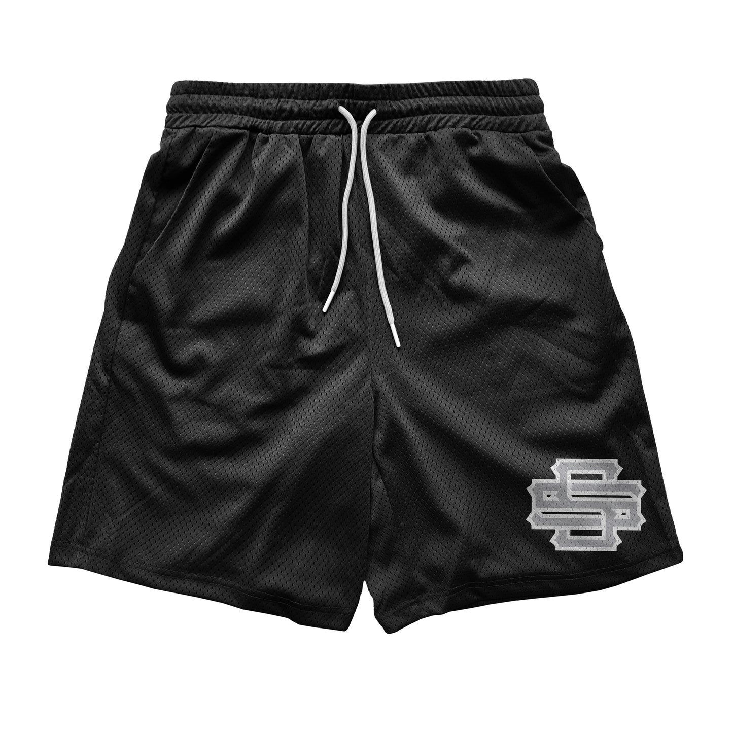 SS Black Mesh Shorts