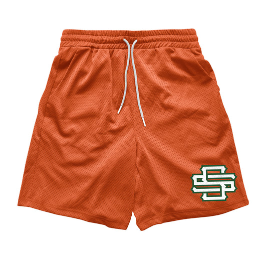 SS Orange Mesh Shorts