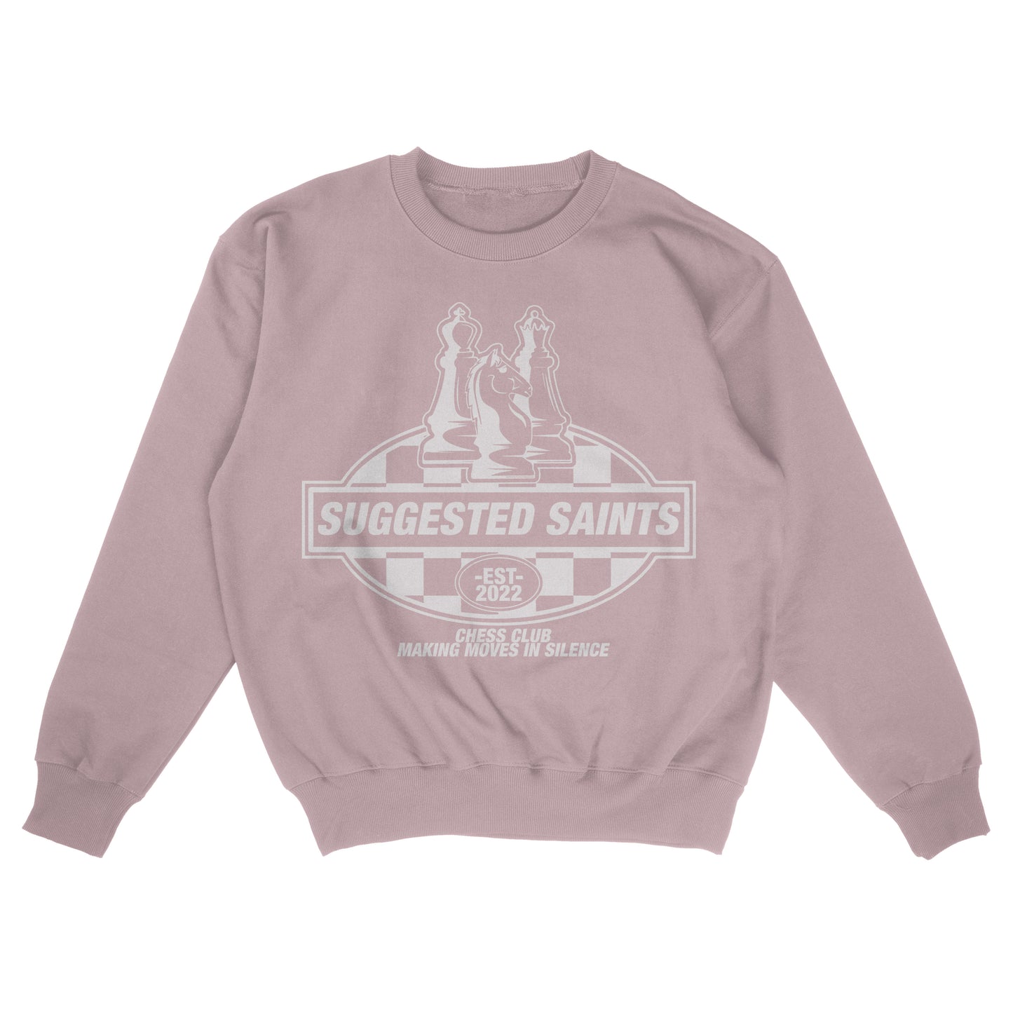 SS Chess Club - Pink Crewneck