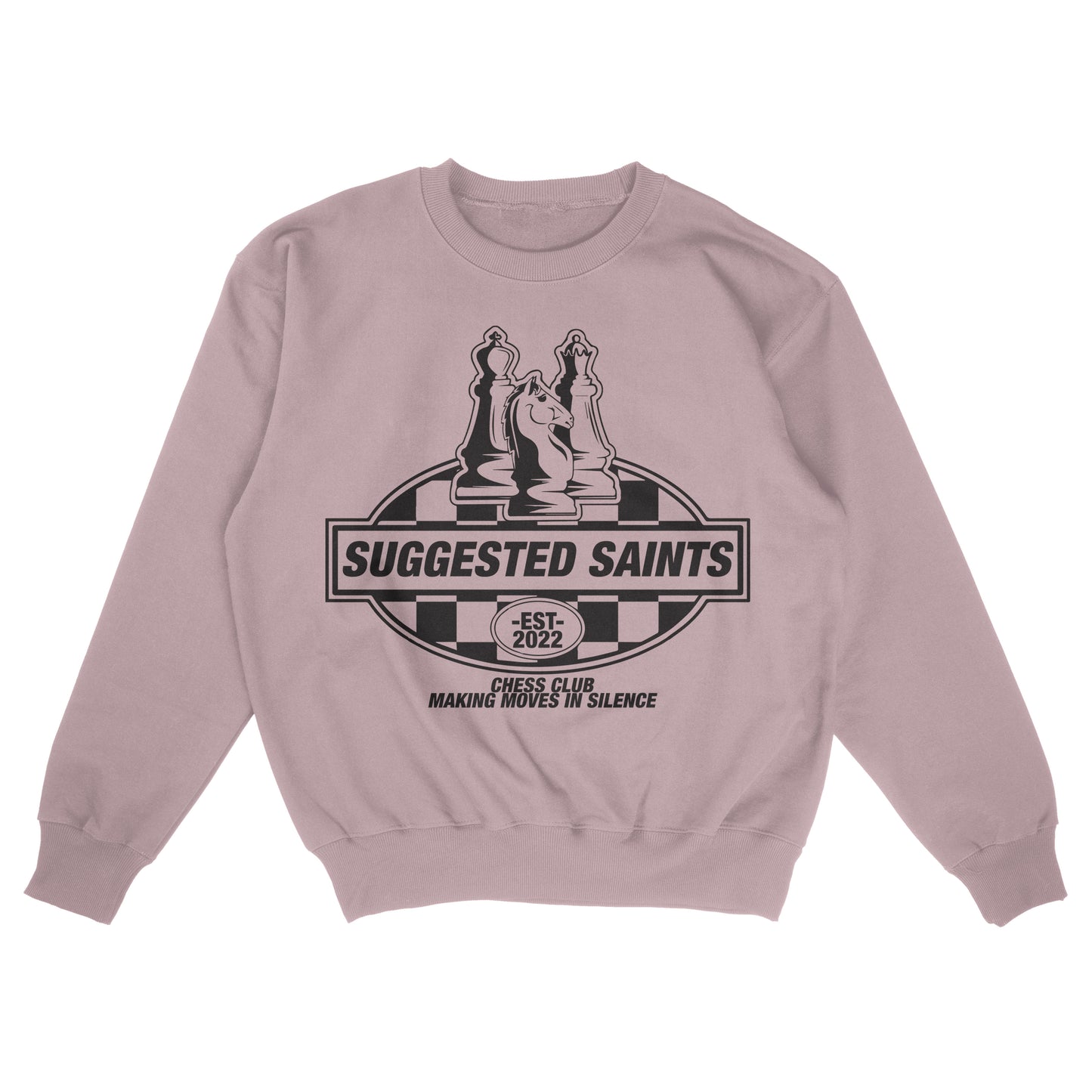 SS Chess Club - Pink Crewneck