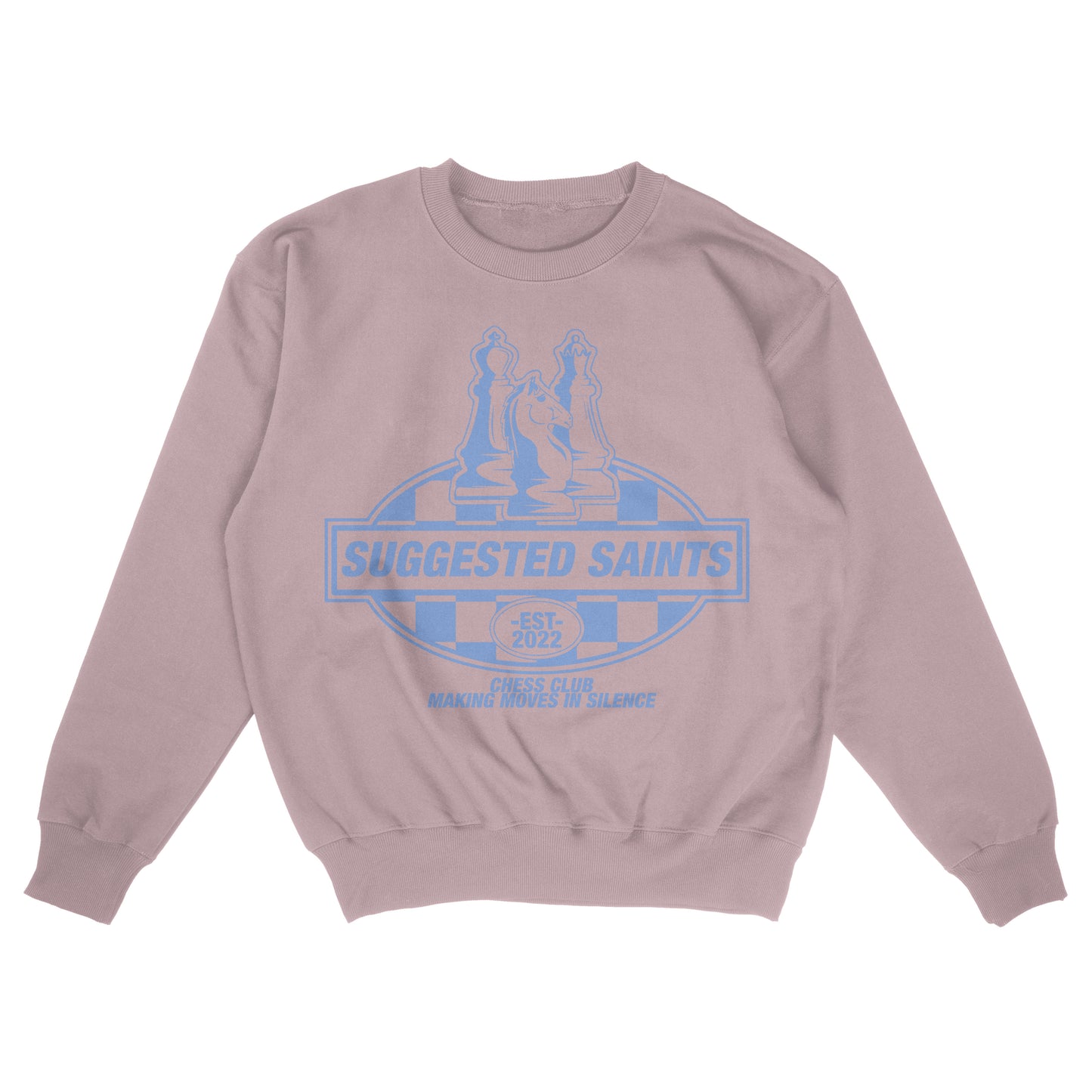 SS Chess Club - Pink Crewneck