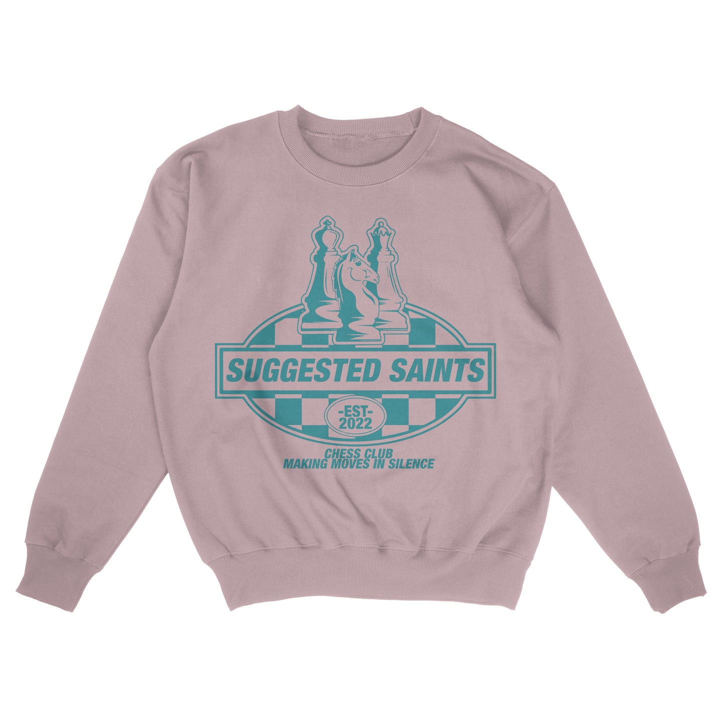 SS Chess Club - Pink Crewneck