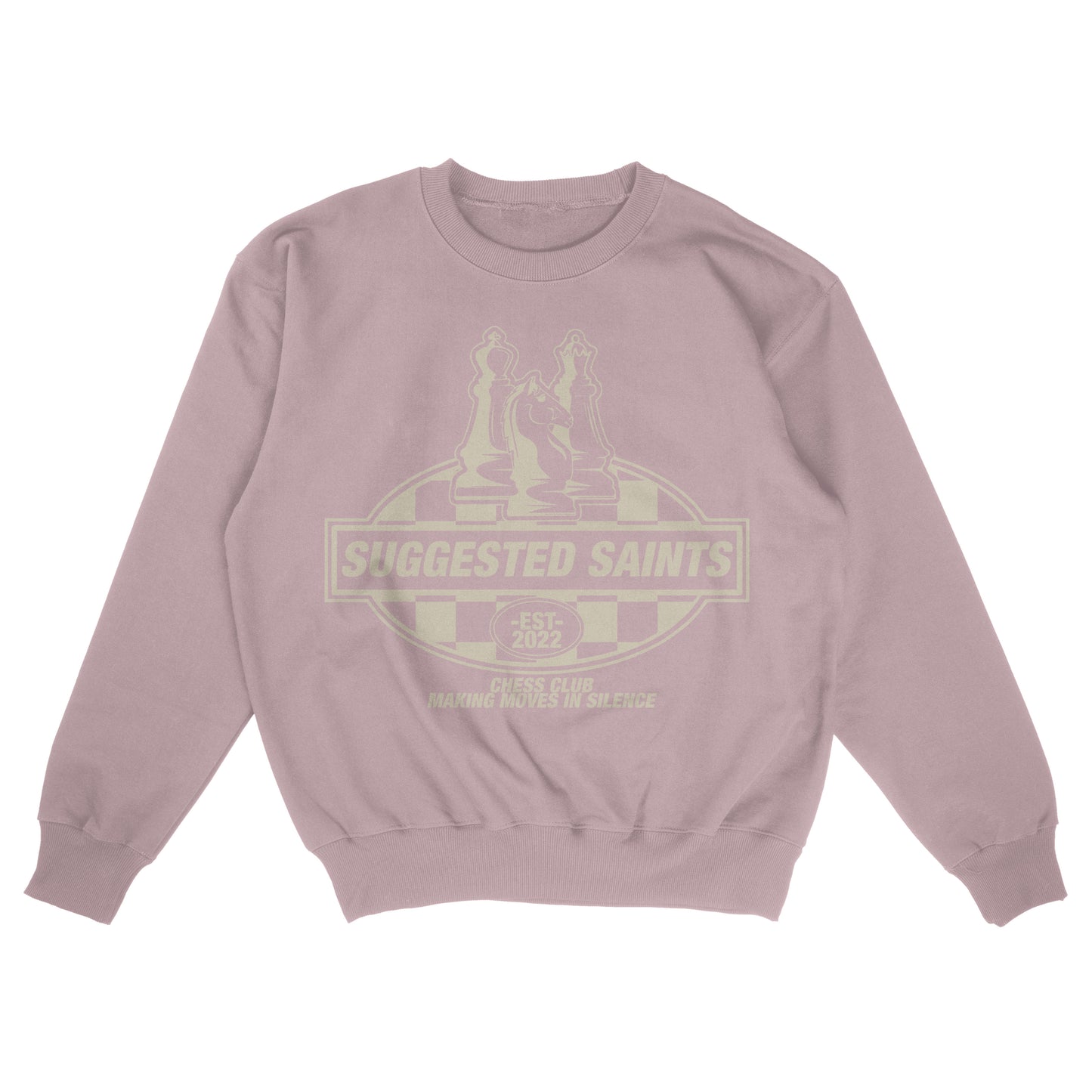 SS Chess Club - Pink Crewneck