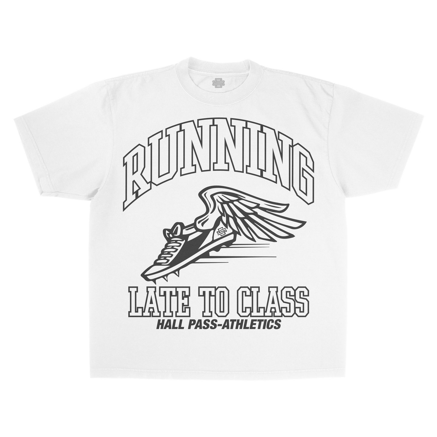 SS Running Late - White T-Shirt