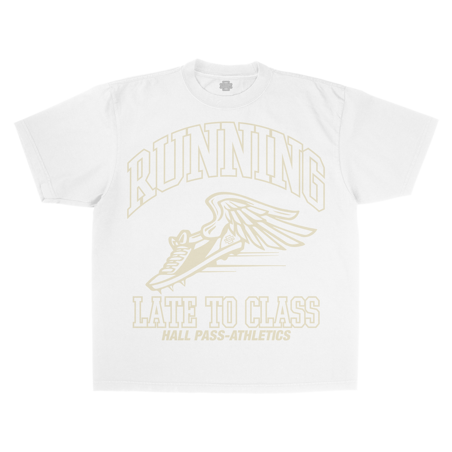 SS Running Late - White T-Shirt