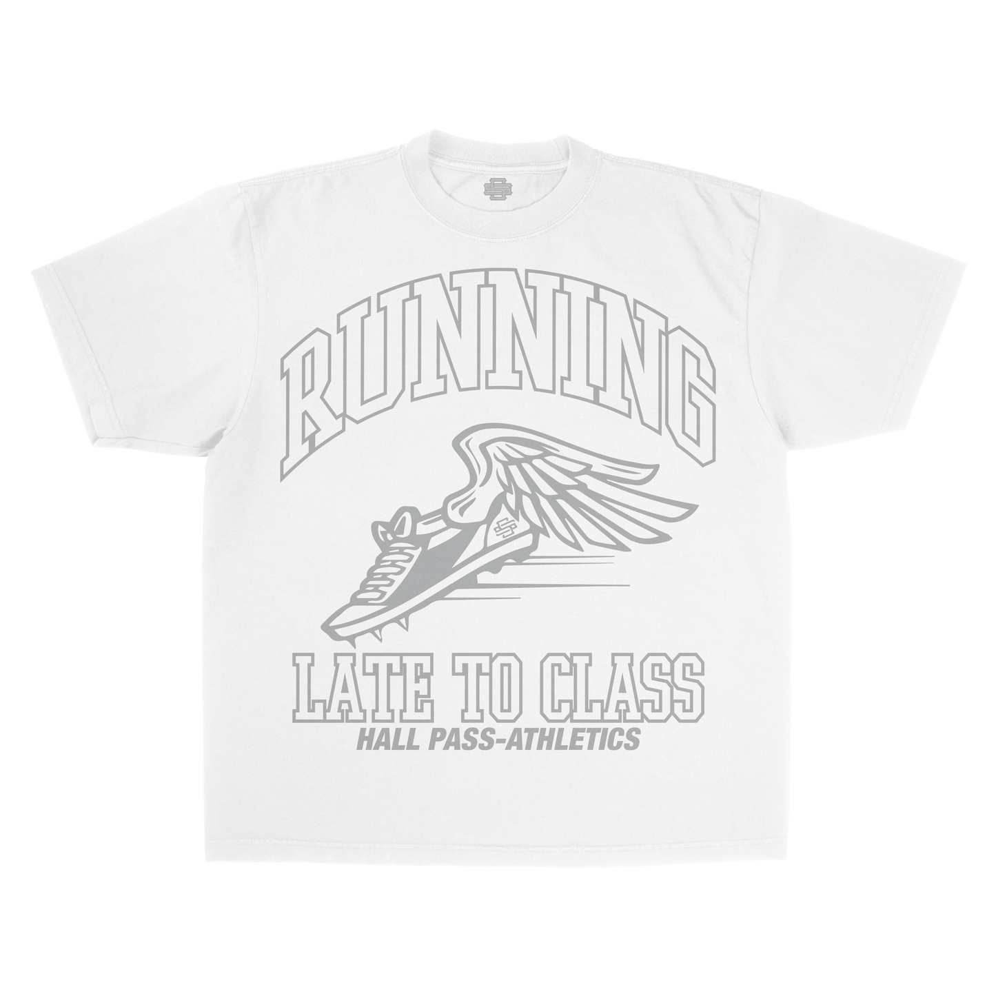 SS Running Late - White T-Shirt