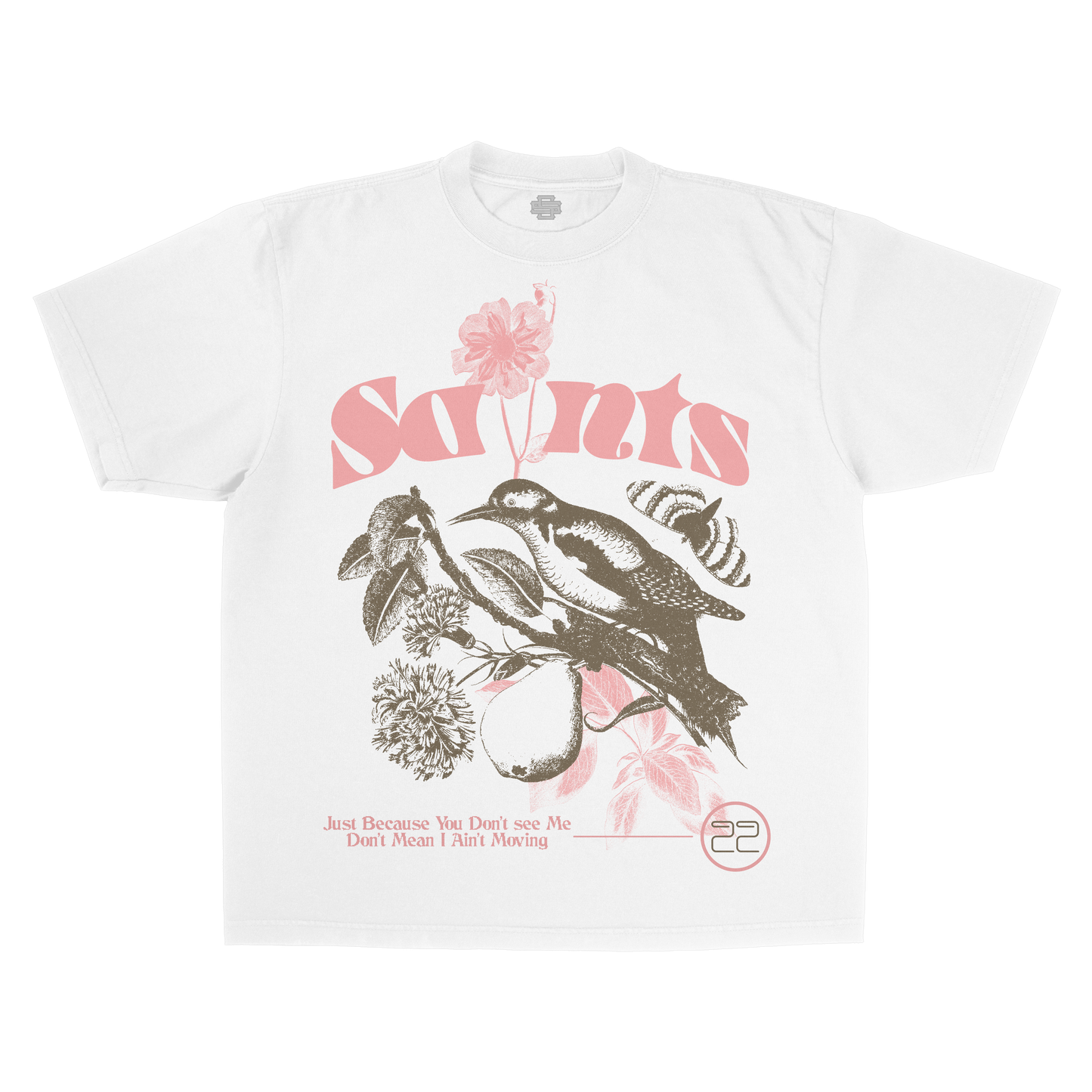 SS Bird Saint - White T-Shirt