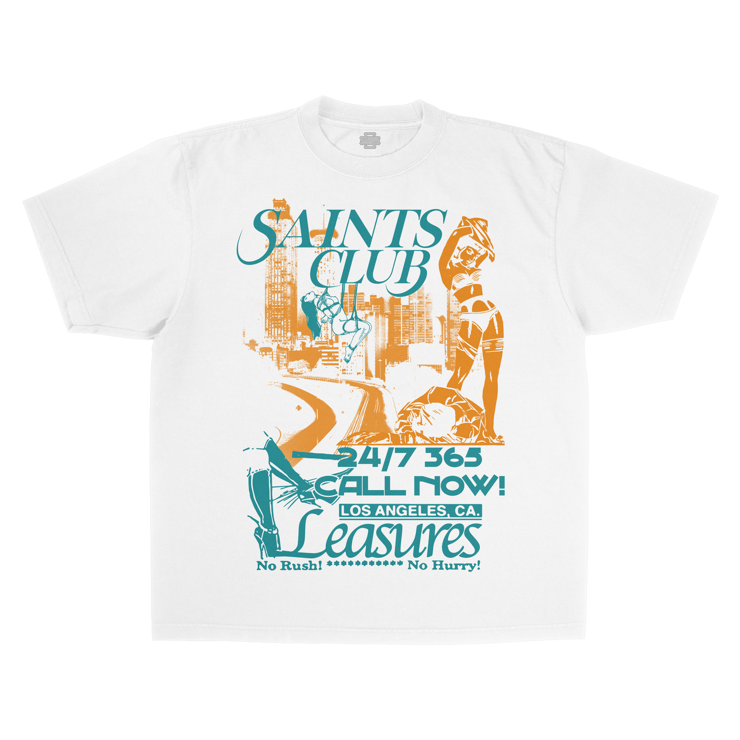 SS Saints Club - White T-Shirt